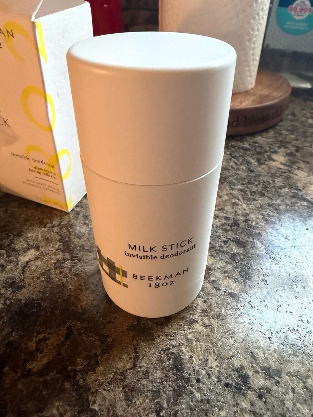 Beekman 1802 Milk Stick Invisible Deodorant Aluminum and Baking Soda Free